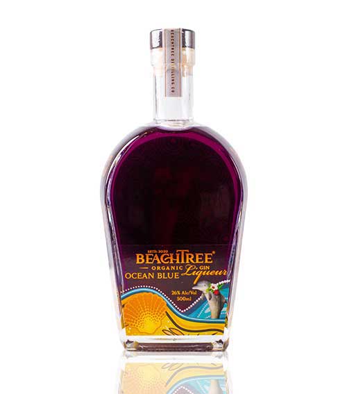 Beachtree Organic Ocean Blue Gin Liqueur