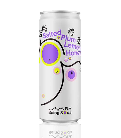 Being Soda - Salted Plum Lemon Honey Soda 24x330ml