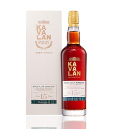 [KAV15YEARSFOURCASK] Kavalan 15 Years Four-Cask Matured Single Malt Whisky